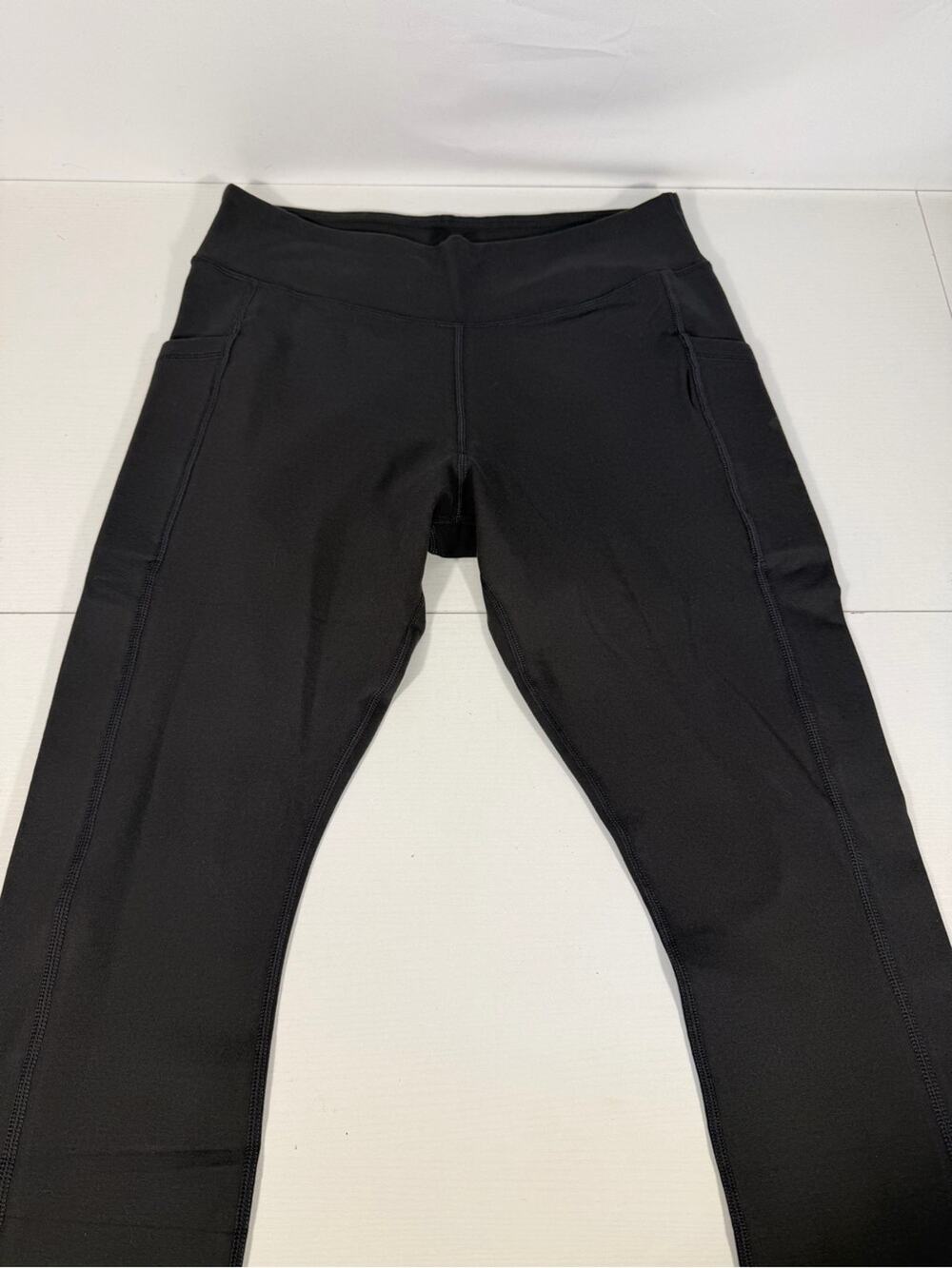 PACT Organic Cotton Grey Pocket Leggings High Rise Yoga Pants Large